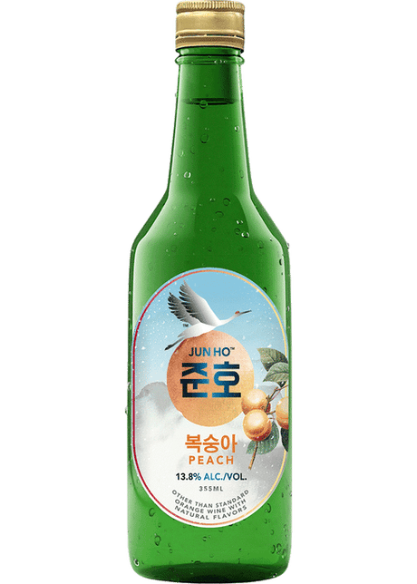 Jun Ho Peach Soju | 355ml at CaskCartel.com