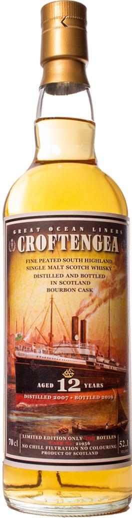 Croftengea 2007 (Jack Wiebers Whisky World) Great Ocean Liners (Cask #21956) 12 Year Old 2019 Release Single Malt Scotch Whisky | 700ML at CaskCartel.com
