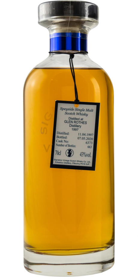 Glenrothes 1997-2021 Signatory Vintage Single Malt Scotch Whisky | 700ML at CaskCartel.com
