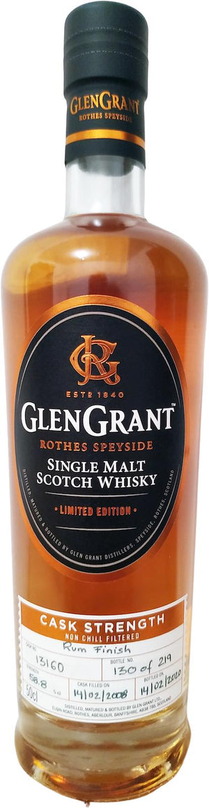 Glen Grant 2008 Limited Edition (2020) Release (Cask #13160) Scotch Whisky | 500ML at CaskCartel.com