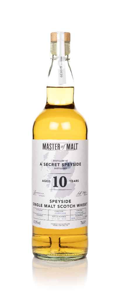 A Secret Speyside Distillery 10 Year Old (Private Label) | 700ML at CaskCartel.com