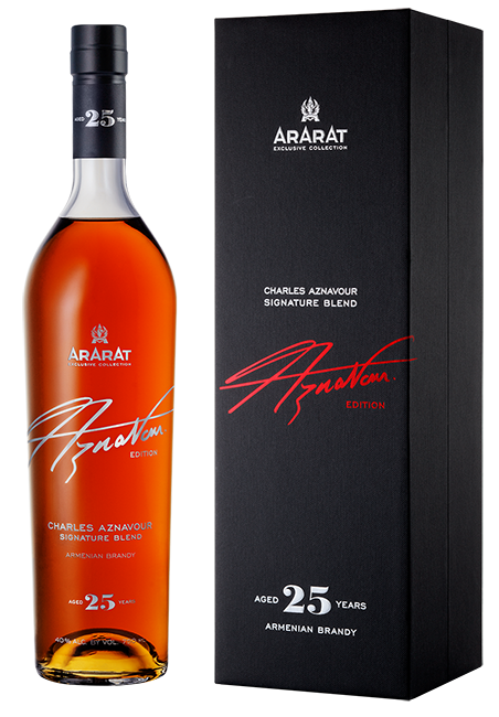 Ararat Aznavour Edition Charles Aznavour Signature Blend 25 Year Old Armenian Brandy