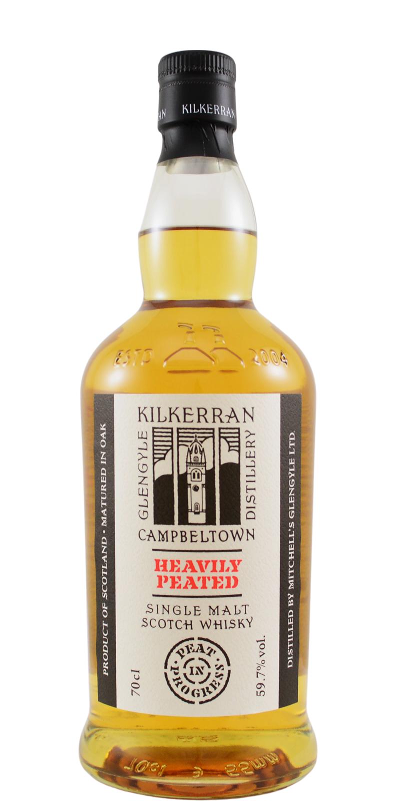 Kilkerran Heavily Peated Peat in Progress - Batch 3 (2020) Release Scotch Whisky | 700ML at CaskCartel.com