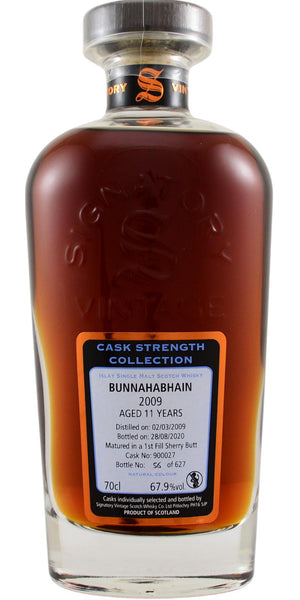 Bunnahabhain 11 Year Old (D.2009, B.2020) Signatory Vintage Scotch Whisky | 700ML at CaskCartel.com