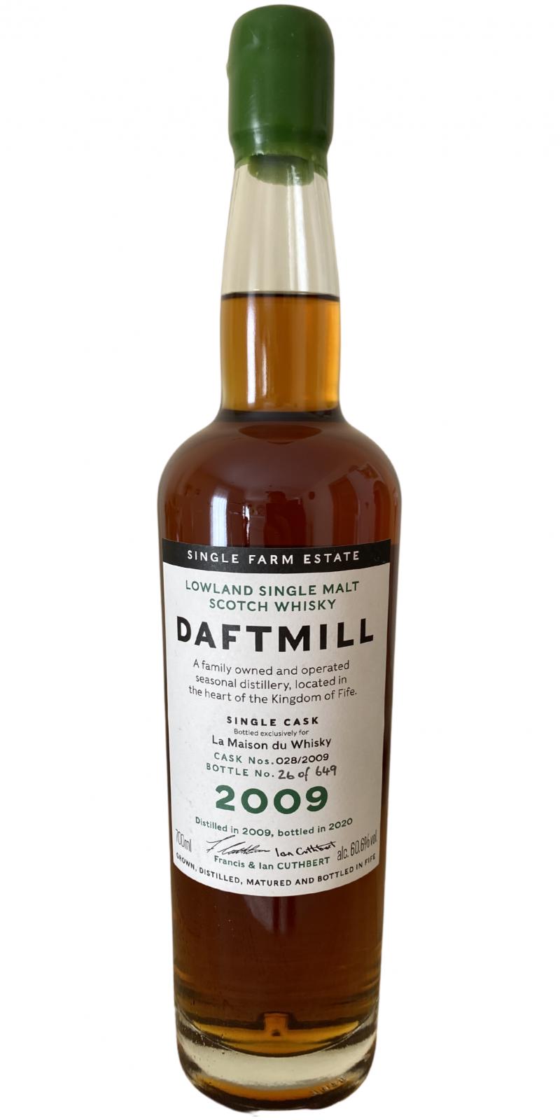 Daftmill 2009 2020 11 Year at CaskCartel.com