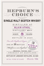 Blair Athol 8 Year Old (D.2011, B.2020) Hepburn's Choice Scotch Whisky | 700ML at CaskCartel.com