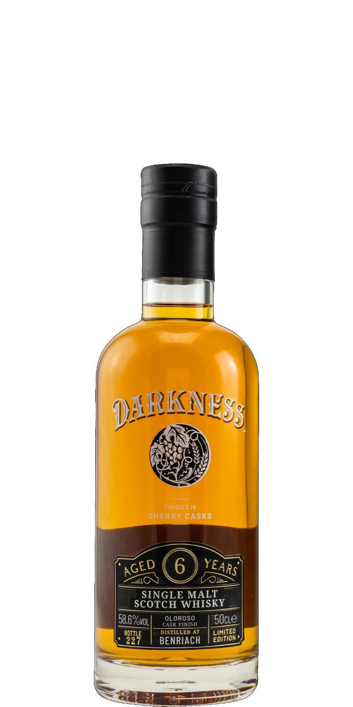 Benriach Darkness Oloroso Sherry Cask Finish 6 Year Old Whisky | 500ML