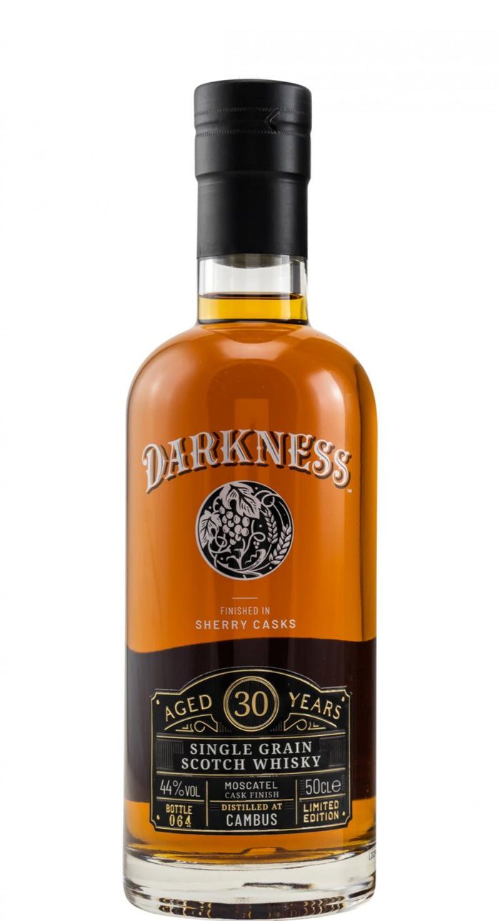 Cambus Darkness Moscatel Sherry Cask Finish 30 Year Old Whisky | 500ML