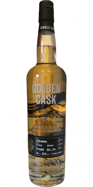 Glen Moray 2007 HMcD The GOlden Cask - Reserve 12 Year Old (2020) Release (Cask #CM 258) Scotch Whisky | 700ML at CaskCartel.com