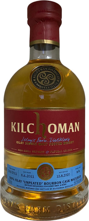 Kilchoman 2011 100% Islay 'Unpeated' Bourbon Cask Matured (2020) Release (Cask #306/2011) Scotch Whisky | 700ML at CaskCartel.com