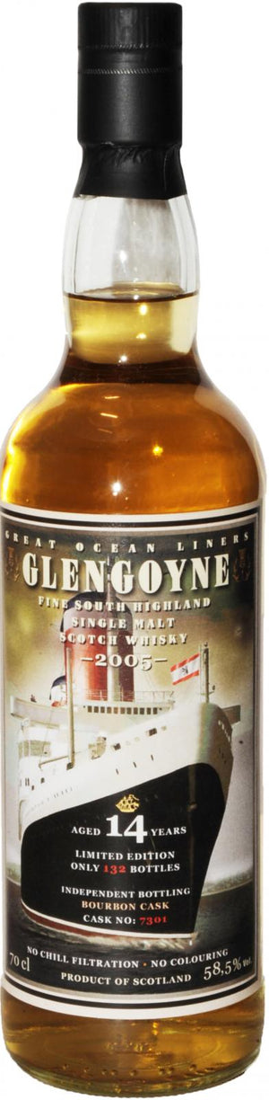 Glengoyne 2005 JW Great Ocean Liners 14 Year Old (2020) Release (Cask #7301) Scotch Whisky | 700ML at CaskCartel.com