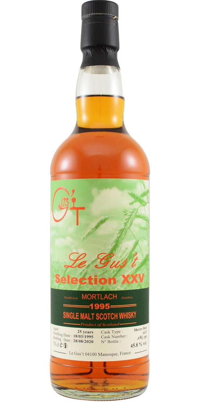 Mortlach 1995 LEG Selection XXV 25 Year Old (2020) Release (Cask #157) Scotch Whisky | 700ML at CaskCartel.com