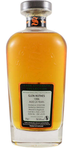 Glenrothes 24 Year Old (D.1996, B.2020) Signatory Vintage Scotch Whisky | 700ML at CaskCartel.com