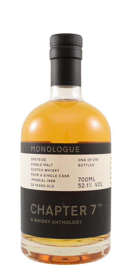 Imperial Chapter 7 Single Cask #104355 1998 22 Year Old Scotch Whisky | 700ML at CaskCartel.com
