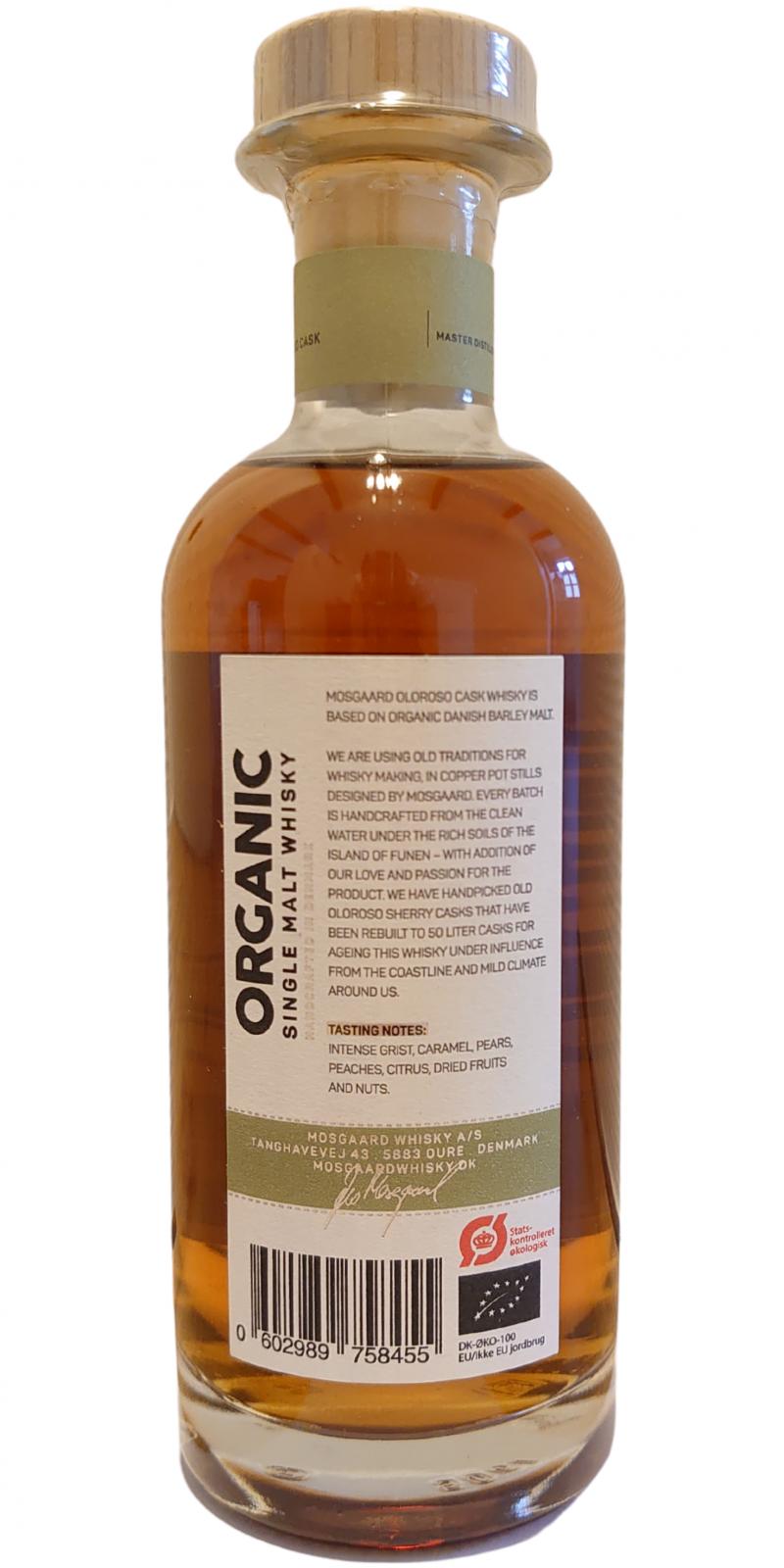 Mosgaard Organic - Oloroso Cask Batch 5 (Cask #4) 2019 Release Single Malt Whisky | 500ML at CaskCartel.com