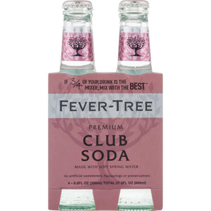 Fever Tree Club Soda | 4X200ML at CaskCartel.com