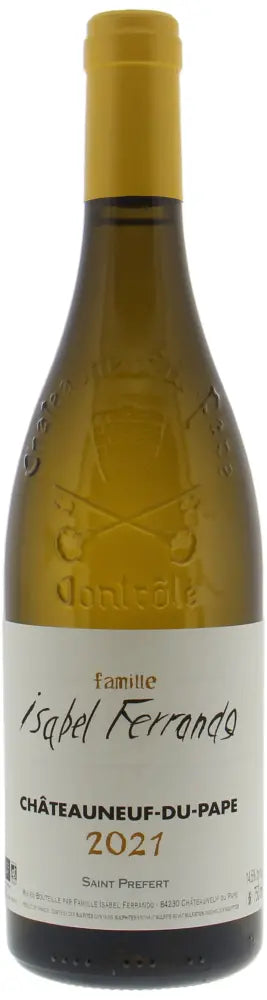2021 | Domaine Saint Préfert | Famille Isabelle Ferrando Chateauneuf-du-Pape Blanc at CaskCartel.com