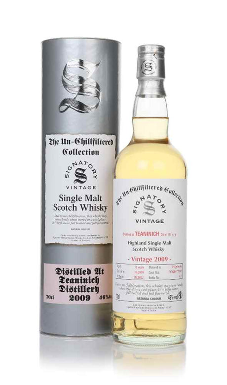 Teaninich 12 Year Old 2009 (casks 717628 & 717632) - Un-Chillfiltered Collection (Signatory) | 700ML at CaskCartel.com