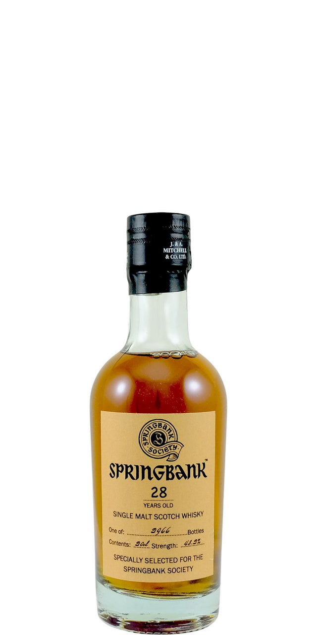 Springbank 2021 Society Bottling 28 Year Old Single Malt Scotch Whisky at CaskCartel.com