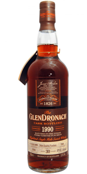Glendronach 1990 Cask Bottling - Batch 18 30 Year Old (2020) Release (Cask #7006) Scotch Whisky | 700ML at CaskCartel.com