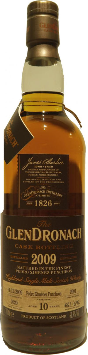 GlenDronach Single Cask #2091 (Batch 18) 10 Year Old Whisky | 700ML at CaskCartel.com