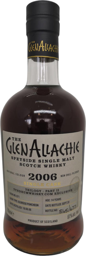 Glenallachie 2006 Trilogy Part II 14 Year Old (2020) Release (Cask #671) Scotch Whisky | 700ML at CaskCartel.com