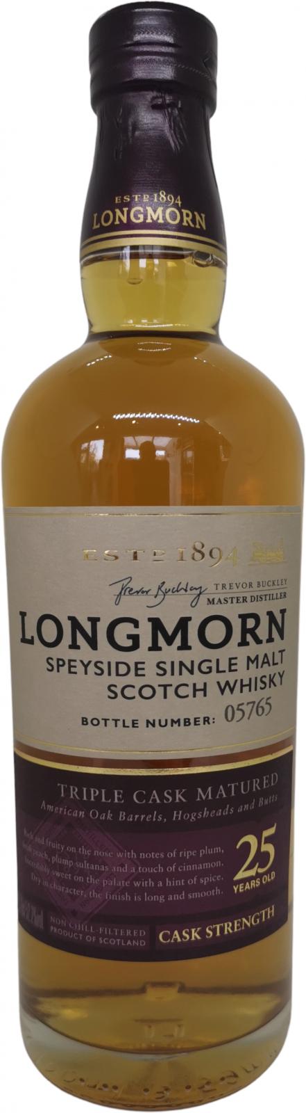 Longmorn 25 Year Old Triple Cask Matured Scotch Whisky | 700ML at CaskCartel.com