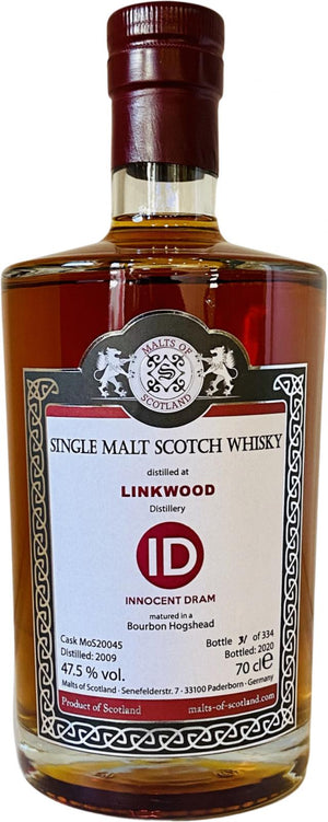 Linkwood 2009 MoS Innocent Dram (2020) Release (Cask #MoS 20045) Scotch Whisky | 700ML at CaskCartel.com