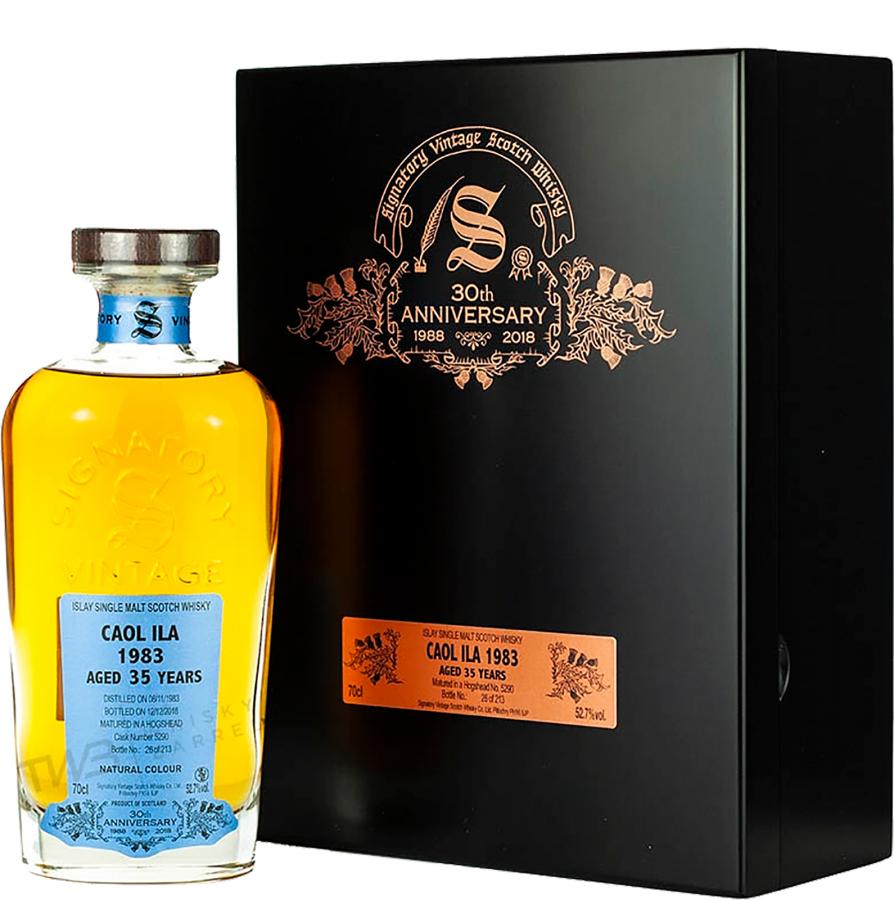 Caol ila 1983 2018 SV 35 year at CaskCartel.com