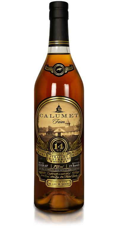 Calumet Farm 15 Year Single Rack Black Bourbon Kentucky Straight Bourbon Whiskey