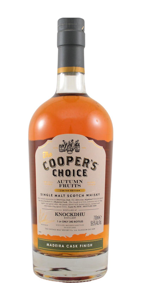 Knockdhu Autumn Fruits VM The Cooper's Choice (2020) Release (Cask #9476) Scotch Whisky | 700ML at CaskCartel.com