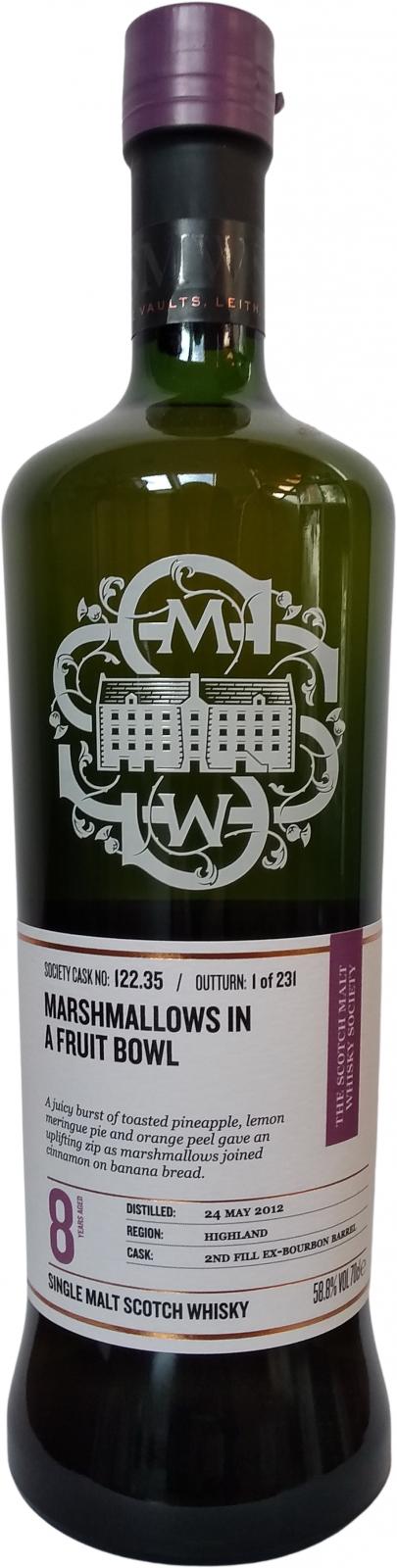 Croftengea 2012 SMWS 122.35 Marshmallows in a fruit bowl 8 Year Old (2020) Release (Cask #122.35) Scotch Whisky | 700ML