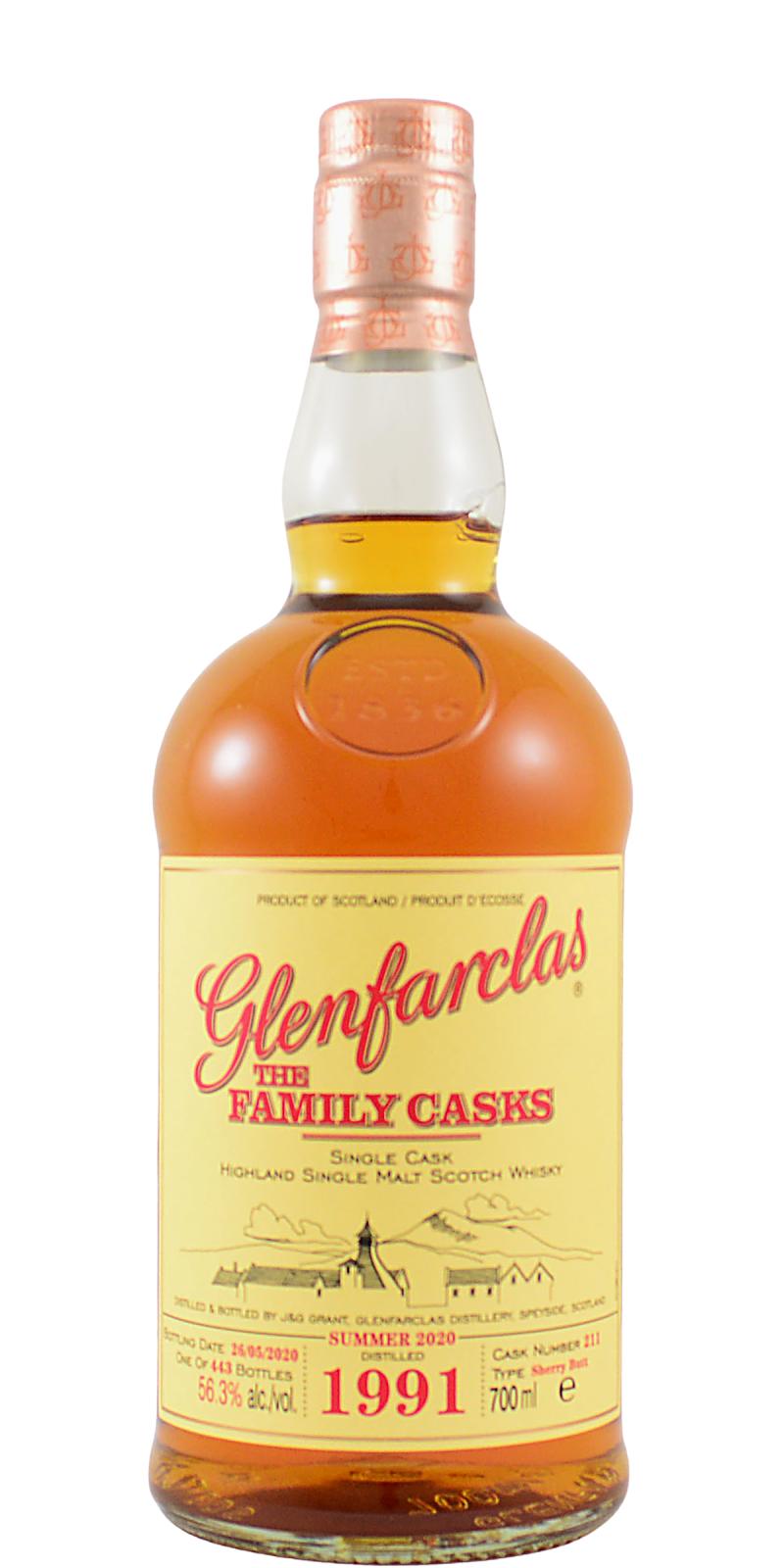 Glenfarclas The Family Casks 1991, Bottled 2020 Scotch Whisky | 700ML at CaskCartel.com
