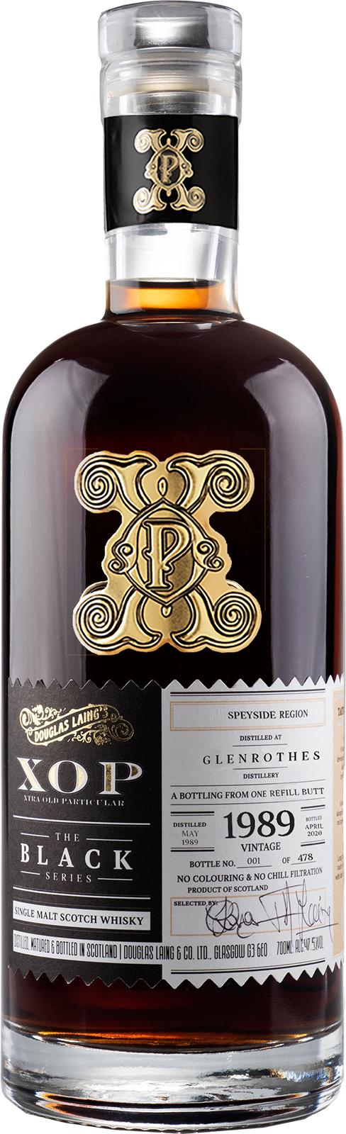 Glenrothes 1989 DL XOP - The Black Series (2020) Release (Cask #DL14056) Scotch Whisky | 700ML at CaskCartel.com