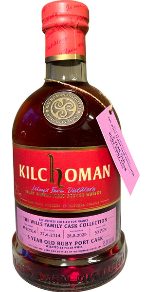 Kilchoman The Wills Family Cask Collection - Peter Wills 6 Year Old (2020) Release (Cask #483/2014) Scotch Whisky | 700ML at CaskCartel.com