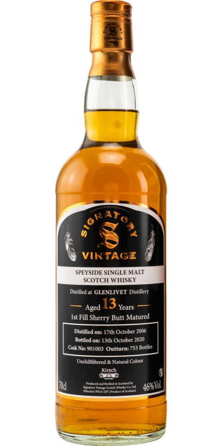 Glenlivet 2006 SV Vintage Collection 13 Year Old (2020) Release (Cask #901003) Scotch Whisky | 700ML at CaskCartel.com