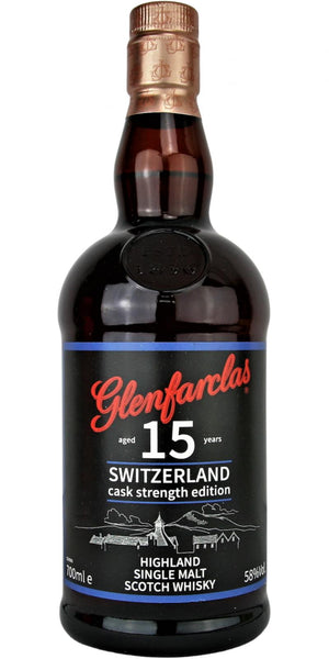 Glenfarclas Switzerland Cask Strength Edition 15 Year Old (2020) Release Scotch Whisky | 700ML at CaskCartel.com