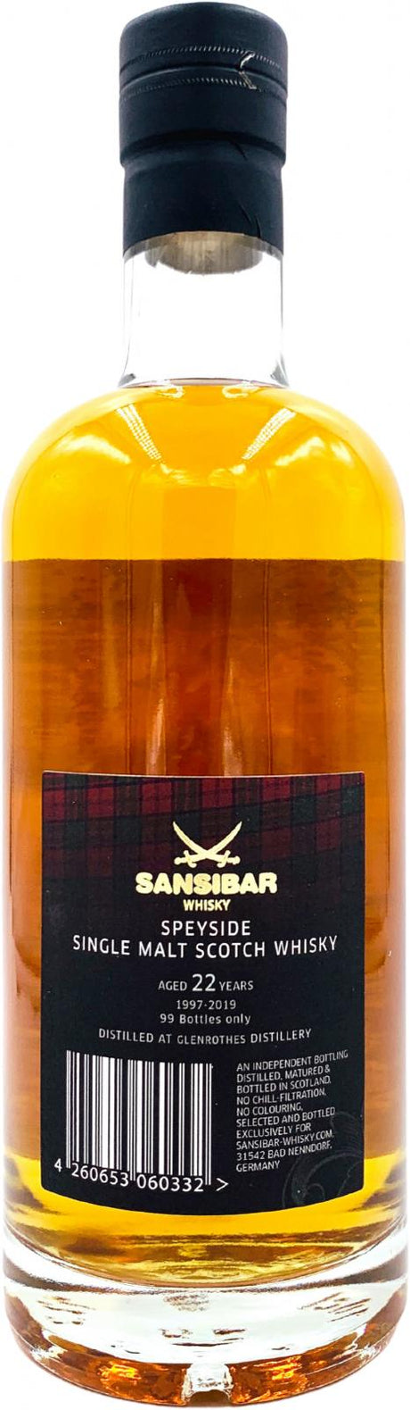 Glenrothes 1997 (Sansibar) The Clans Label 22 Year Old 2019 Release Single Malt Scotch Whisky | 700ML at CaskCartel.com