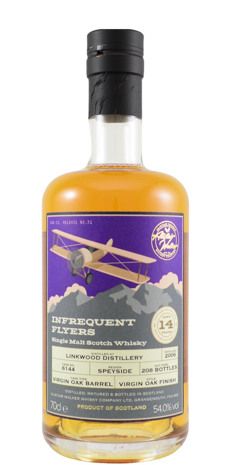 Linkwood 2006 AWWC Infrequent Flyers 14 Year Old (2020) Release (Cask #6144) Scotch Whisky | 700ML at CaskCartel.com