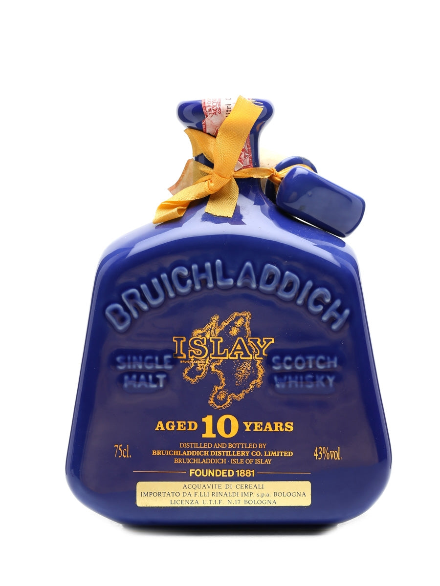 Bruichladdich 10 Year Old Ceramic Decanter 1980s Scotch Whisky at CaskCartel.com
