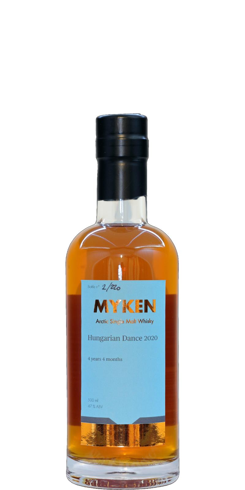 Myken Hungarian Dance Arctic Single Malt 4 Year Old (2020) Release Whisky | 500ML at CaskCartel.com