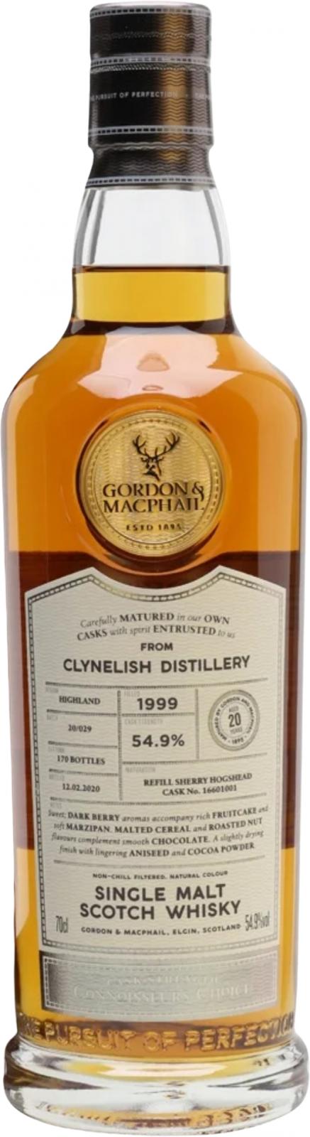 Clynelish Connoisseurs Choice Single Cask #16601001 1999 20 Year Old Whisky | 700ML at CaskCartel.com