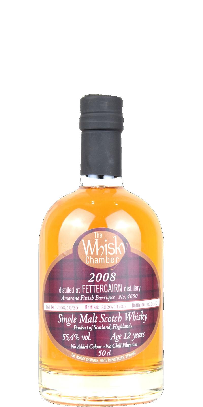 Fettercairn 2008 WCh 12 Year Old (2020) Release (Cask #4650) Scotch Whisky | 500ML at CaskCartel.com