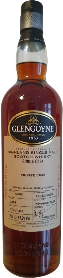 Glengoyne 2009-2020 Cask 1009 Highland Single Malt Scotch Whisky | 700ML at CaskCartel.com