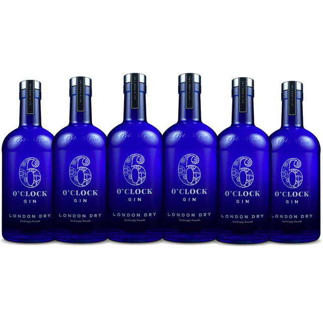 6 O'Clock London Dry Gin (6) Bottle Bundle at CaskCartel.com