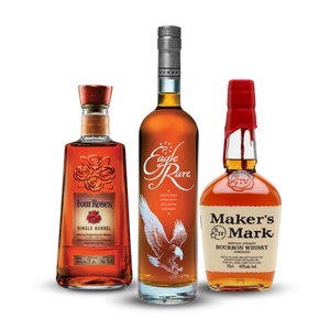Father's Day Bundle 2023 | Four Roses Single Barrel + Eagle Rare 10 Year Old Kentucky Straight Bourbon Whiskey + Maker's Mark Bourbon Whisky At CaskCartel.com