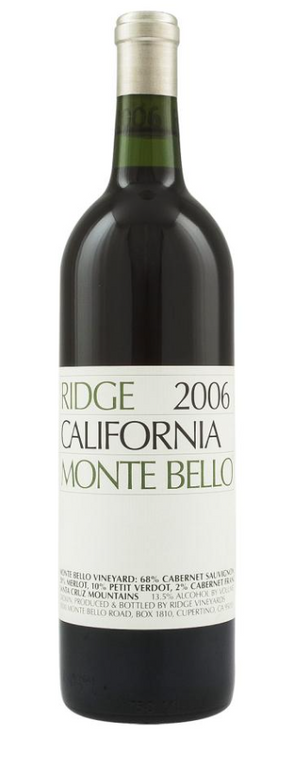 2006 | Ridge Vineyards | Monte Bello Cabernet Sauvignon at CaskCartel.com