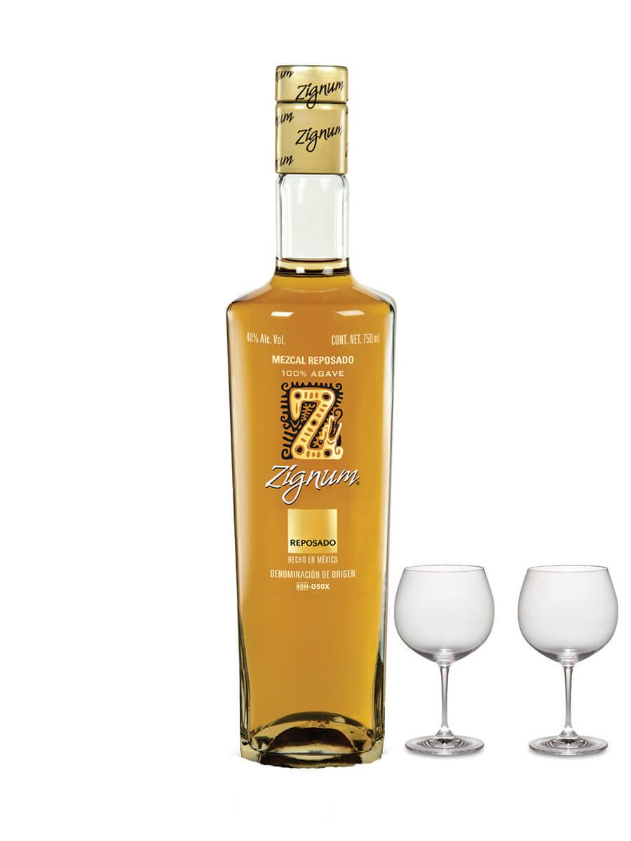 Zignum Reposado Mezcal 2 Riedel Glass - CaskCartel.com