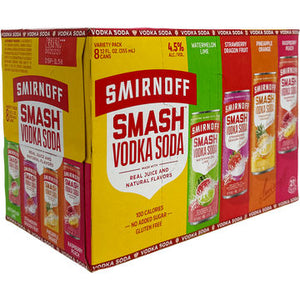 Smirnoff Smash Vodka Variety Pack Cocktail | 8x355ML at CaskCartel.com