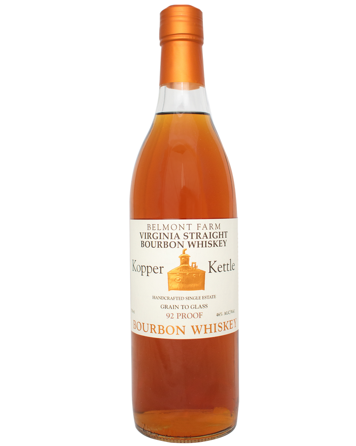 Belmont Farm Kopper Kettle Virginia Straight Bourbon Whiskey